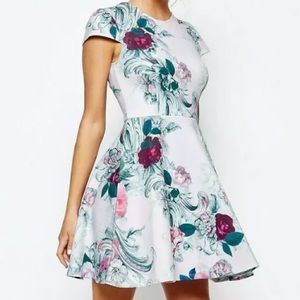 Ted Baker Acanthus scroll skater dress 2 (US 6)